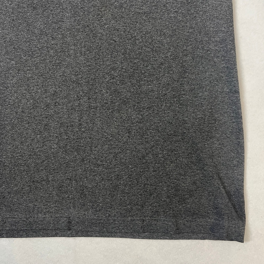 Vintage Adidas Mens Size Large T-shirt Gray Black‎ Spell Out Athletic Y2K 2000's - Picture 7 of 13